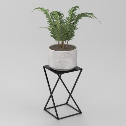 Suporte para flores 40x24 cm preto