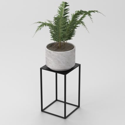 Suporte para flores 40x24 cm preto