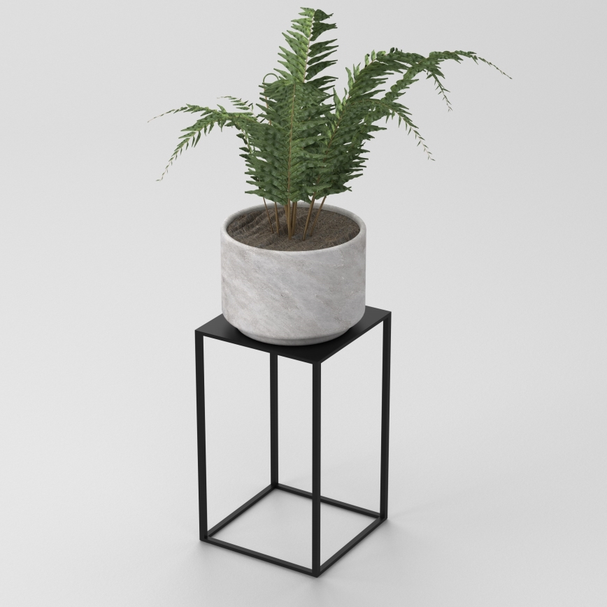 Suporte para flores 40x24 cm preto