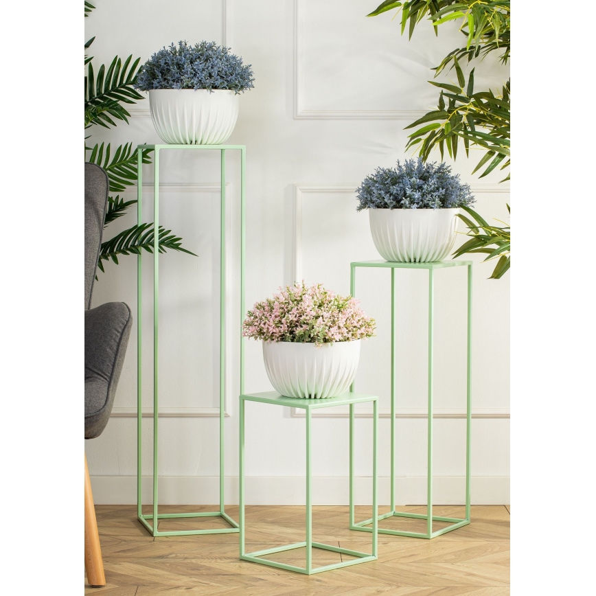 Suporte para flores 40x24 cm verde claro