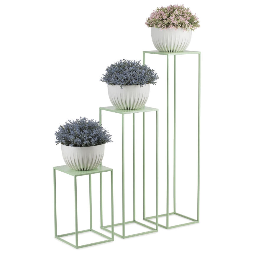 Suporte para flores 40x24 cm verde claro