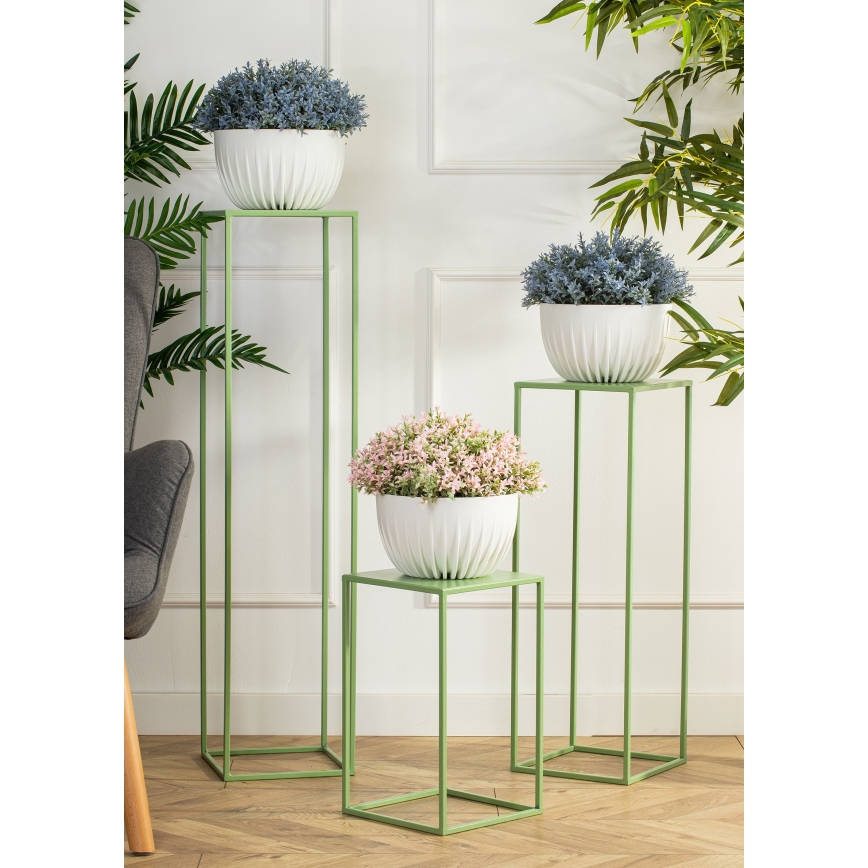 Suporte para flores 40x24 cm verde escuro