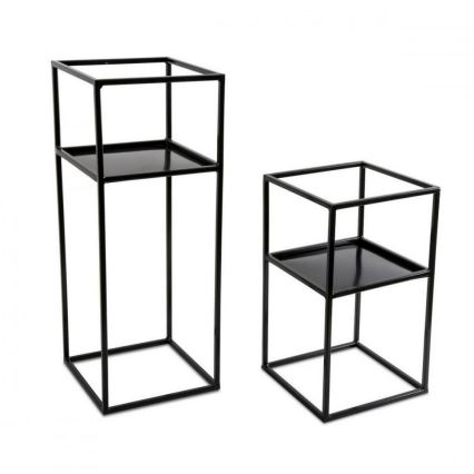 Suporte para flores 40x24 preto