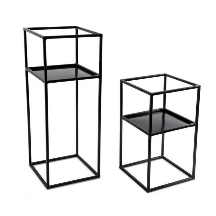 Suporte para flores 40x24 preto