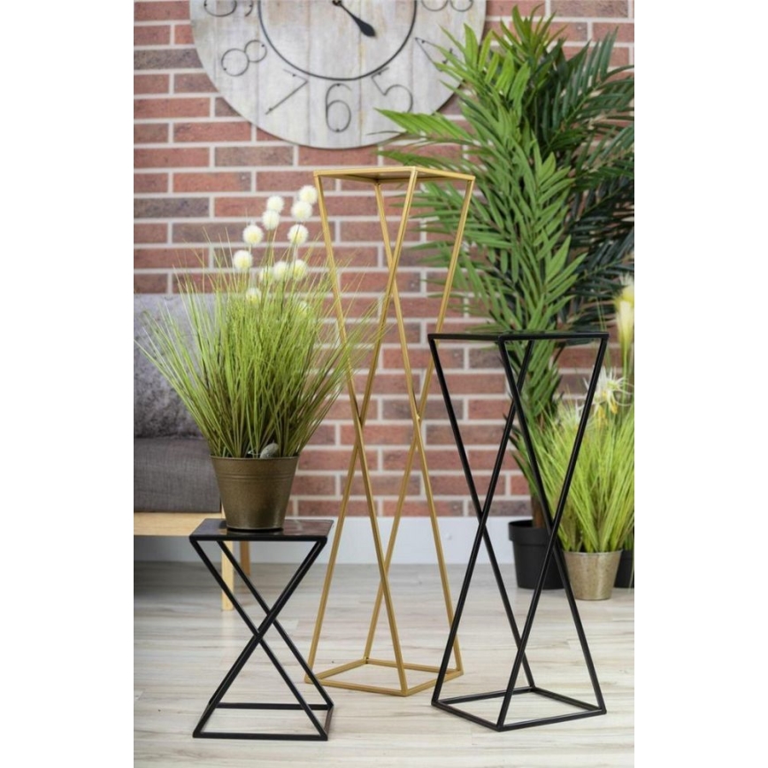 Suporte para flores 40x24 preto