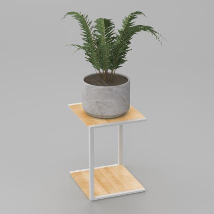Suporte para flores 40x30x34 cm branco