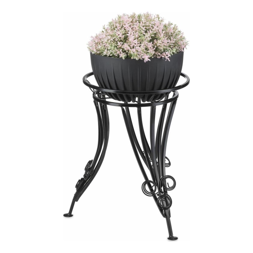 Suporte para flores 47x43 cm preto