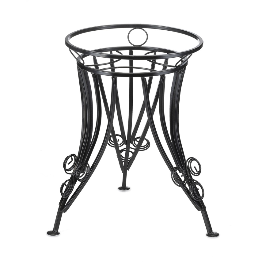 Suporte para flores 47x43 cm preto