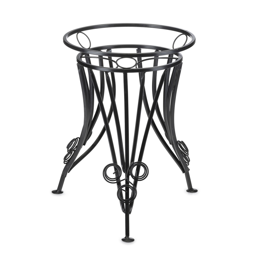 Suporte para flores 47x43 cm preto