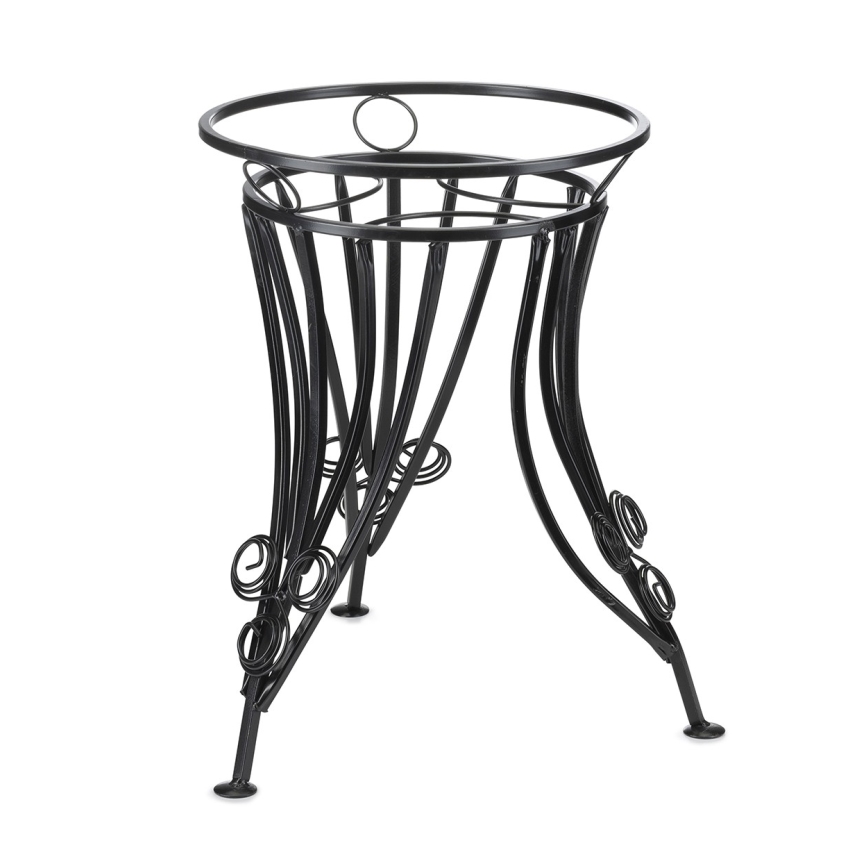 Suporte para flores 47x43 cm preto