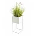 Suporte para flores 50x24 cm branco