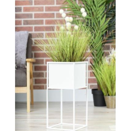 Suporte para flores 50x24 cm branco