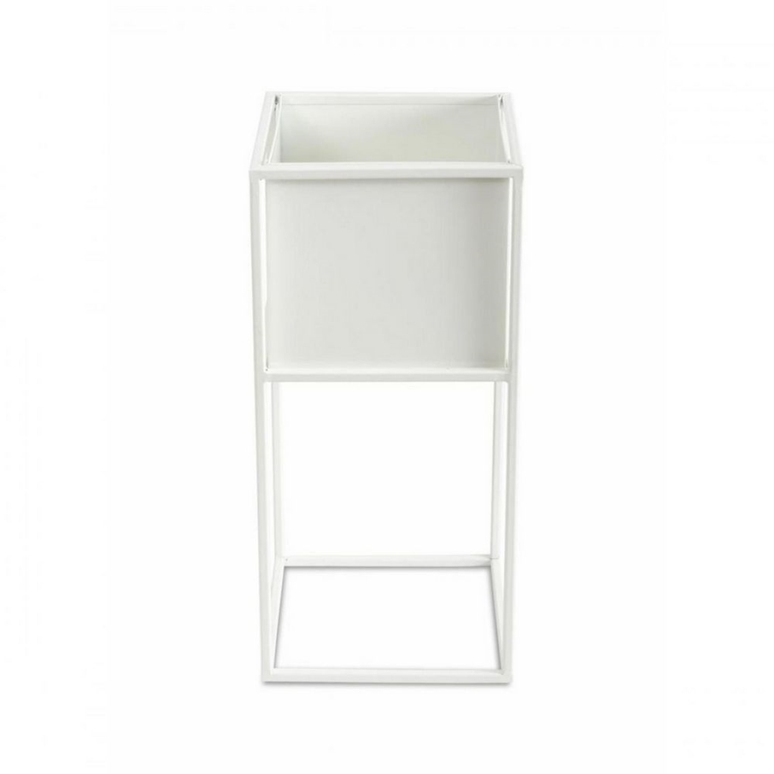 Suporte para flores 50x24 cm branco