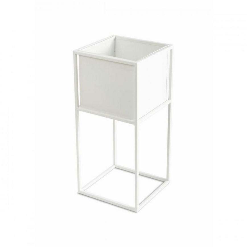 Suporte para flores 50x24 cm branco