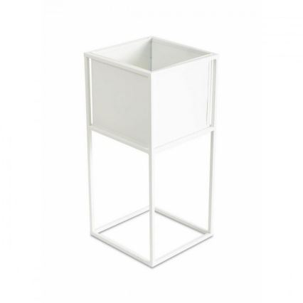 Suporte para flores 50x24 cm branco