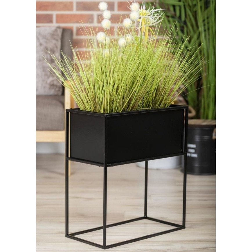 Suporte para flores 50x44 cm preto