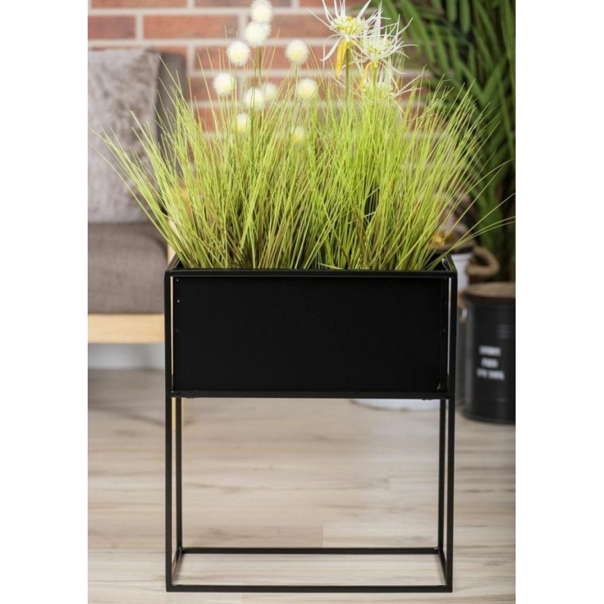 Suporte para flores 50x44 cm preto