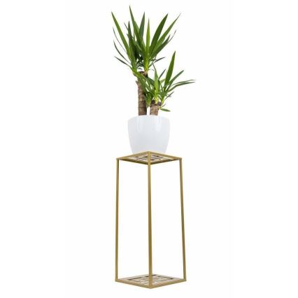 Suporte para flores 60x24 cm dourado