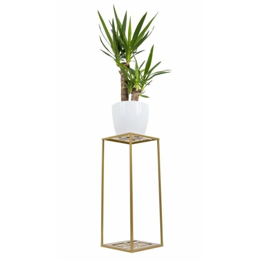 Suporte para flores 60x24 cm dourado