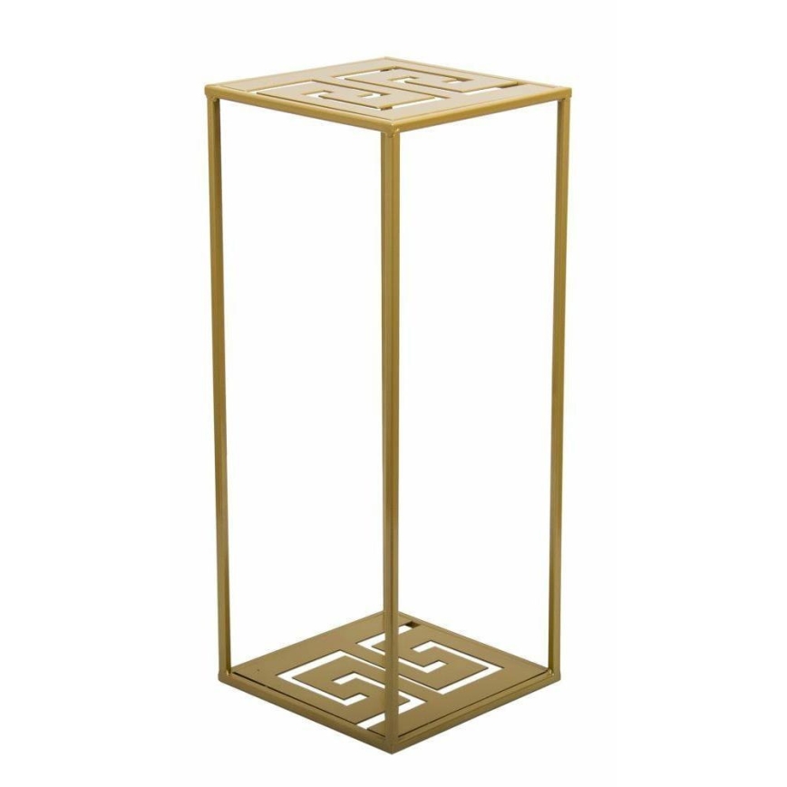 Suporte para flores 60x24 cm dourado