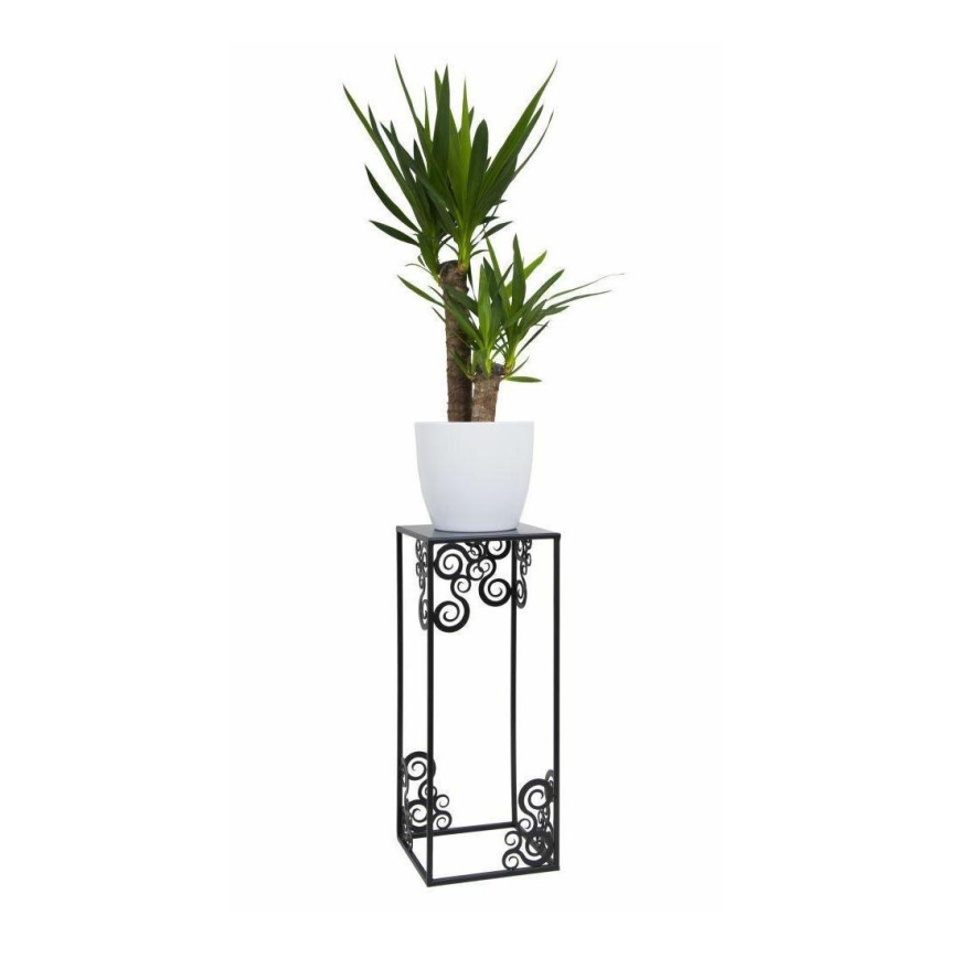 Suporte para flores 60x24 cm preto