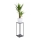 Suporte para flores 60x24 cm preto
