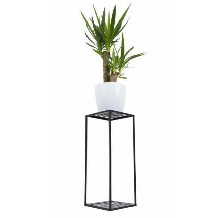 Suporte para flores 60x24 cm preto