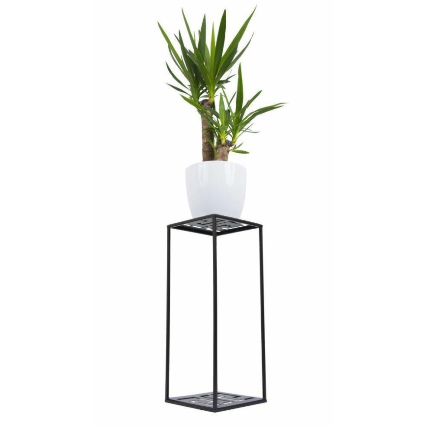 Suporte para flores 60x24 cm preto