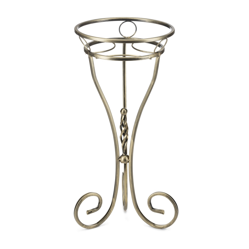Suporte para flores 60x28 cm dourado