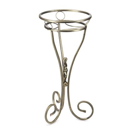 Suporte para flores 60x28 cm dourado