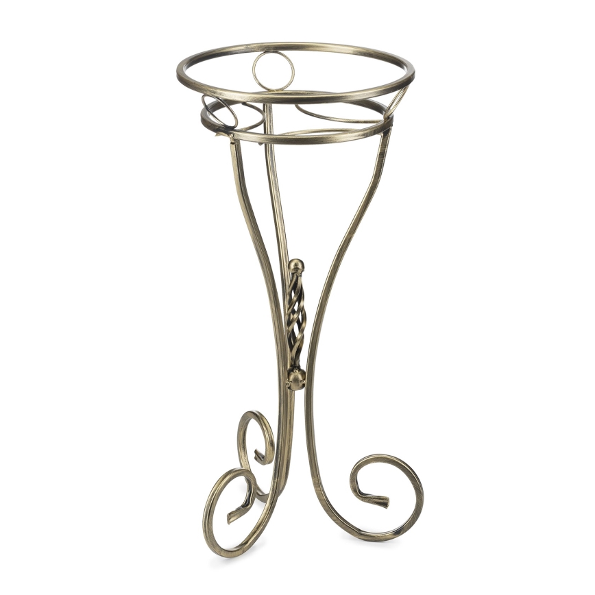 Suporte para flores 60x28 cm dourado