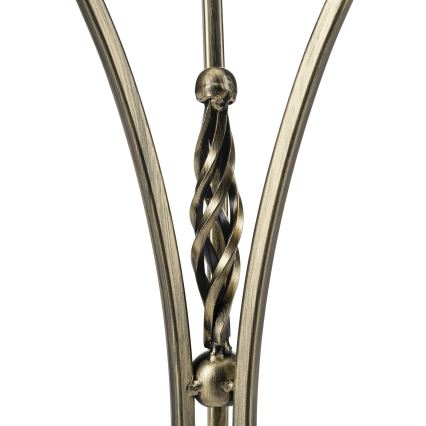 Suporte para flores 60x28 cm dourado