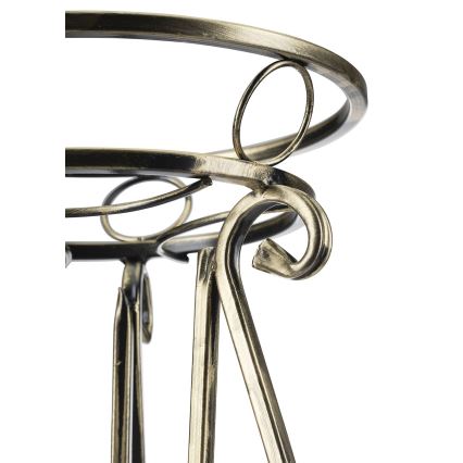 Suporte para flores 62x28 cm dourado