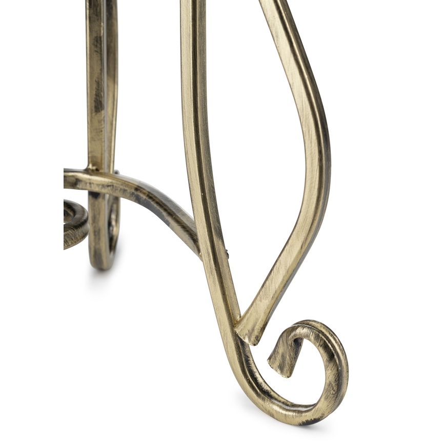 Suporte para flores 62x28 cm dourado
