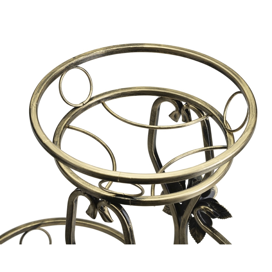 Suporte para flores 64x54 cm dourado
