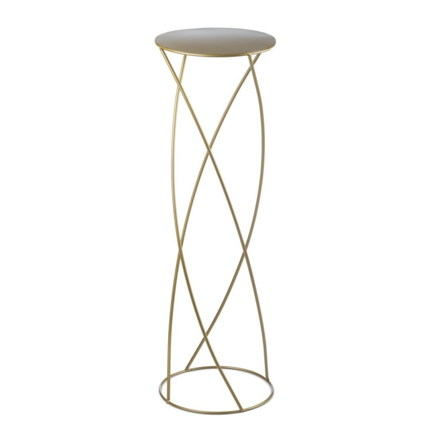 Suporte para flores 70x22,5 cm dourado