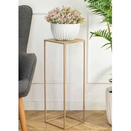 Suporte para flores 70x24 cm bege