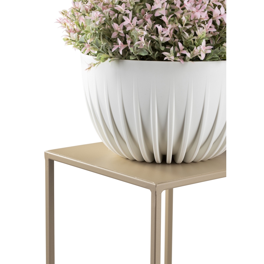 Suporte para flores 70x24 cm bege
