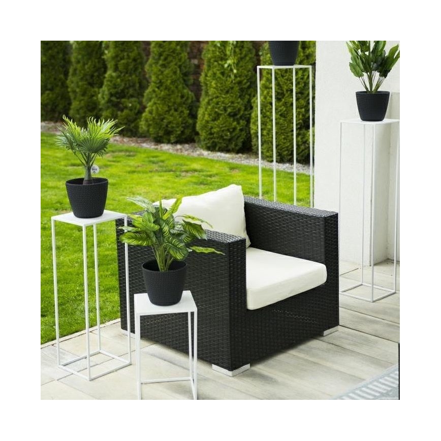 Suporte para flores 70x24 cm branco