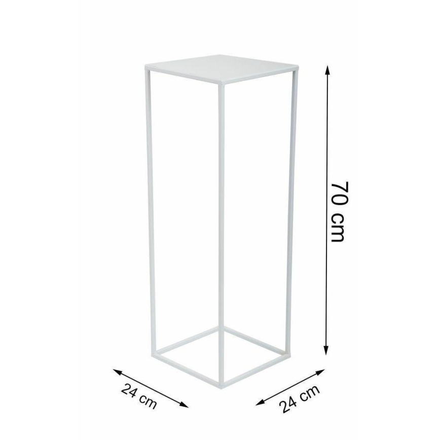 Suporte para flores 70x24 cm branco