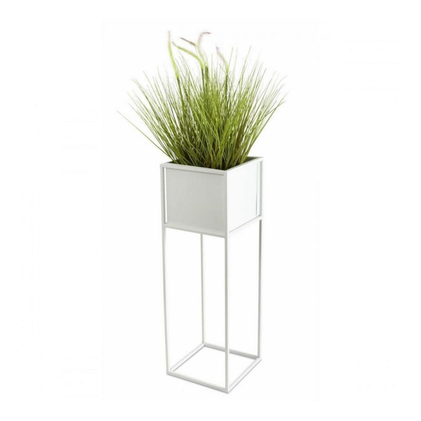 Suporte para flores 70x24 cm branco