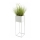 Suporte para flores 70x24 cm branco