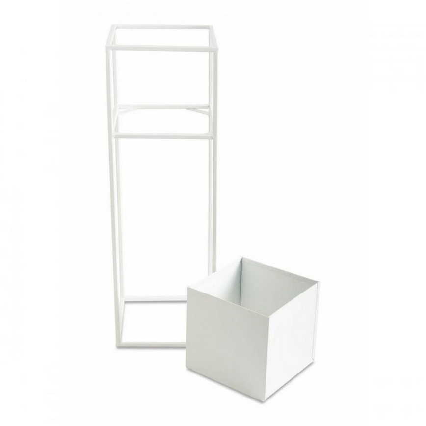 Suporte para flores 70x24 cm branco