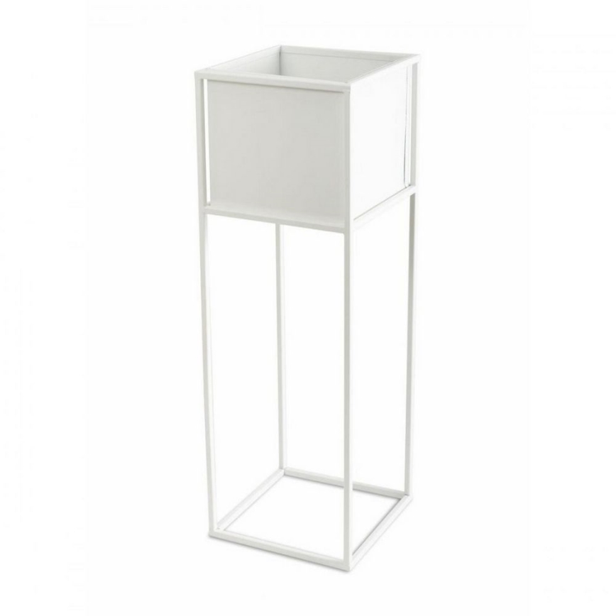 Suporte para flores 70x24 cm branco