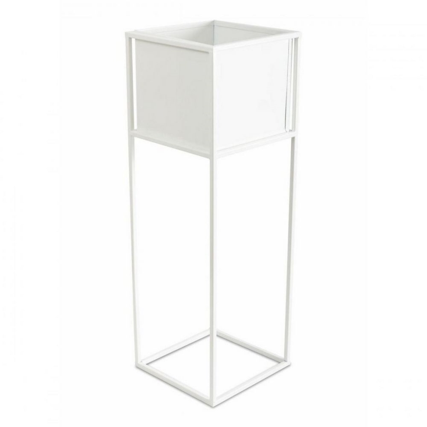 Suporte para flores 70x24 cm branco