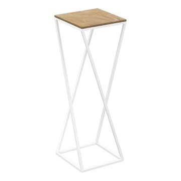 Suporte para flores 70x24 cm branco