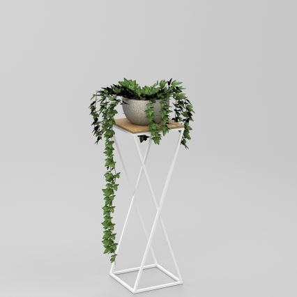 Suporte para flores 70x24 cm branco