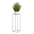 Suporte para flores 70x24 cm cinzento