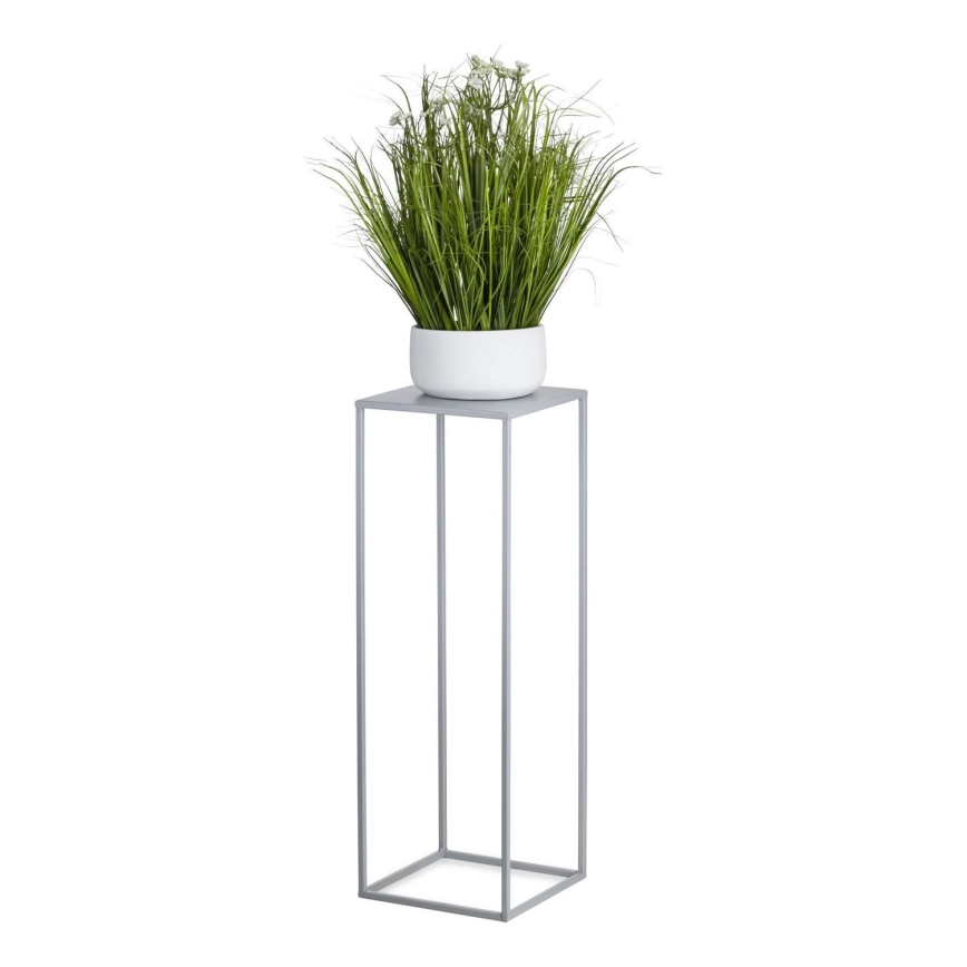 Suporte para flores 70x24 cm cinzento