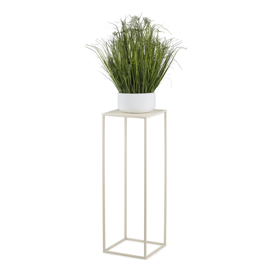 Suporte para flores 70x24 cm creme